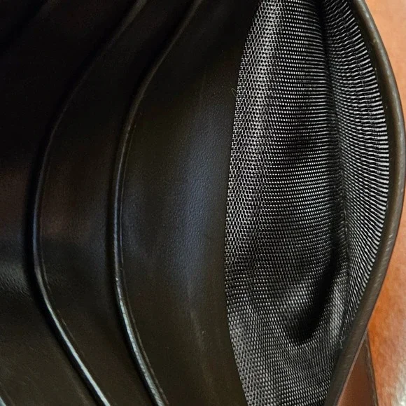 Auth Burberry Haymarket Check Card Holder Black Leather Slim Italy Shadow Horse - Picture 13 of 13